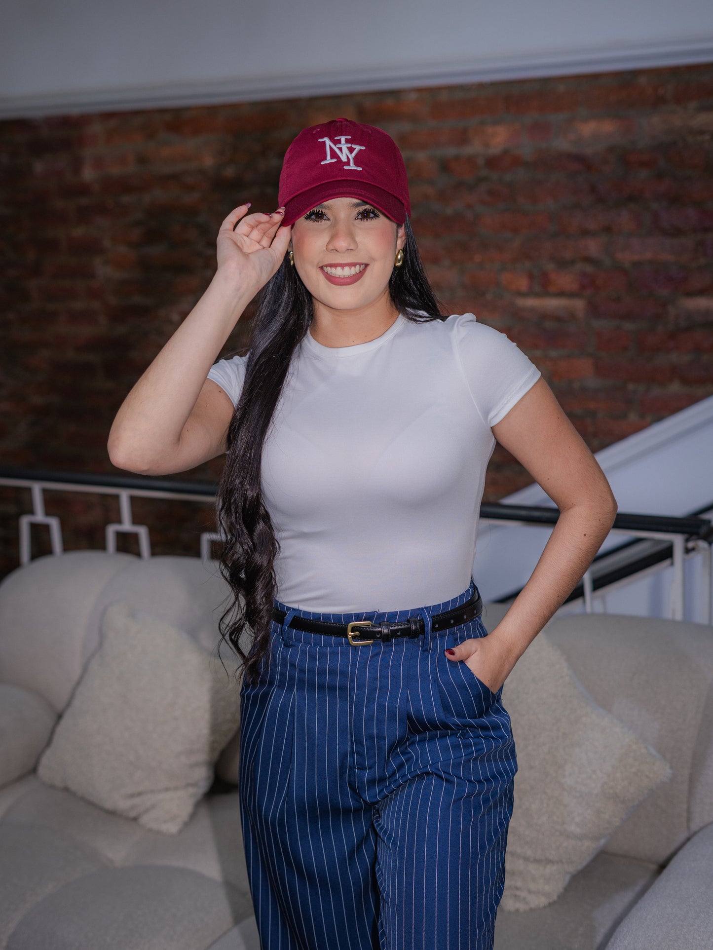 Pantalón casual franjas