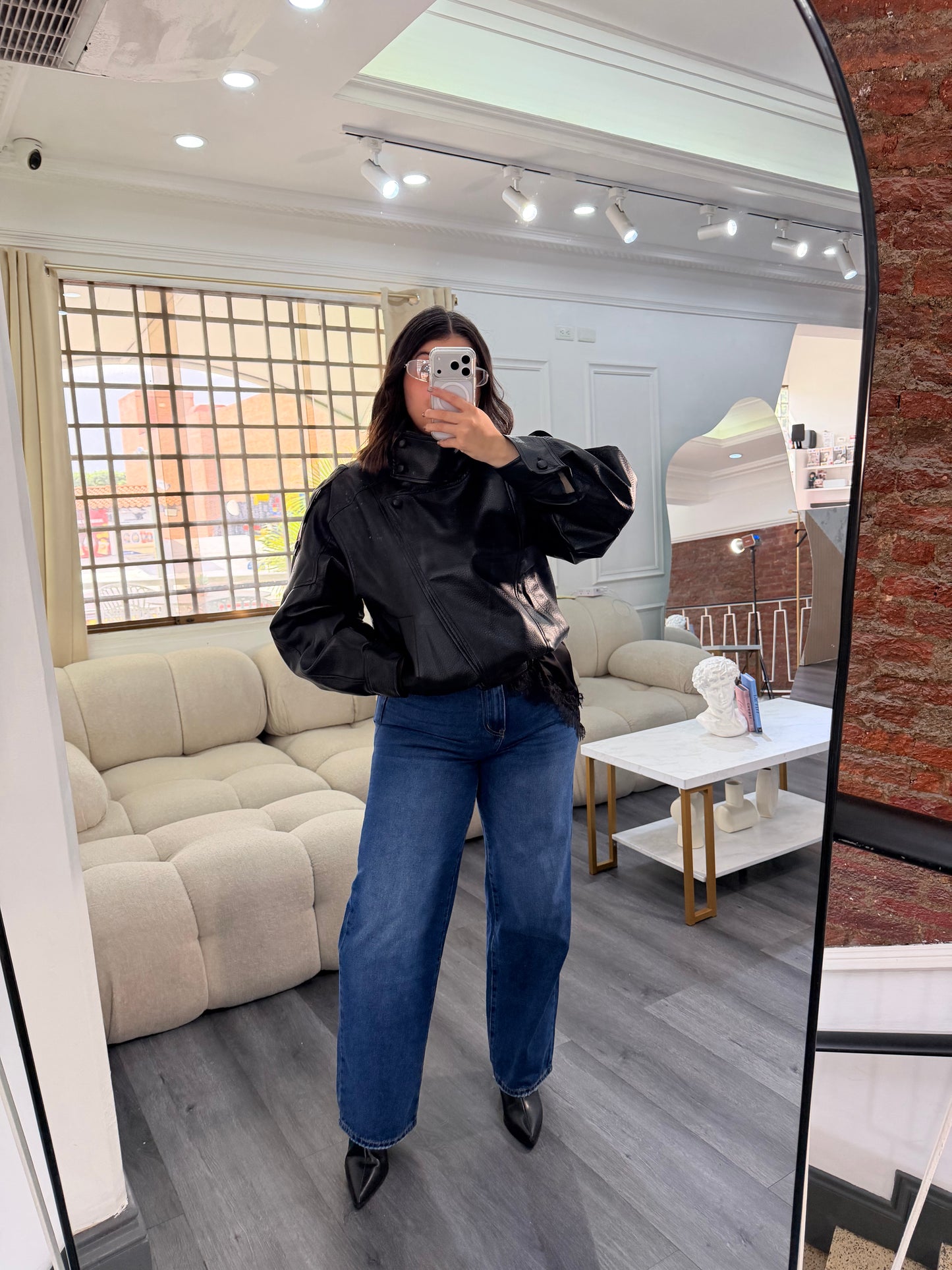 Leather jacket