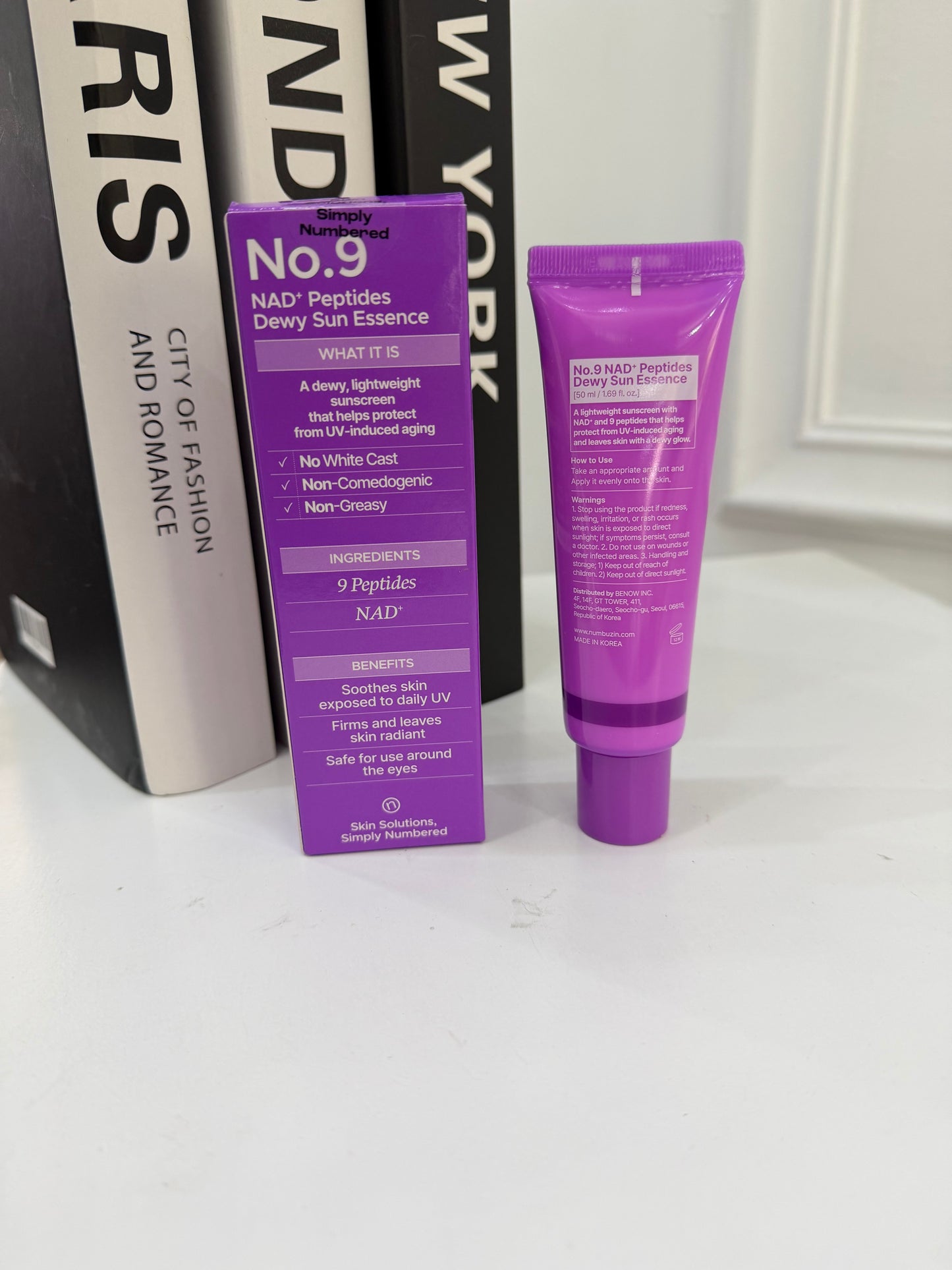 Numbuzin 9+ NAD+ Peptides Dewy Sun Essence (SPF 50+ PA++++)