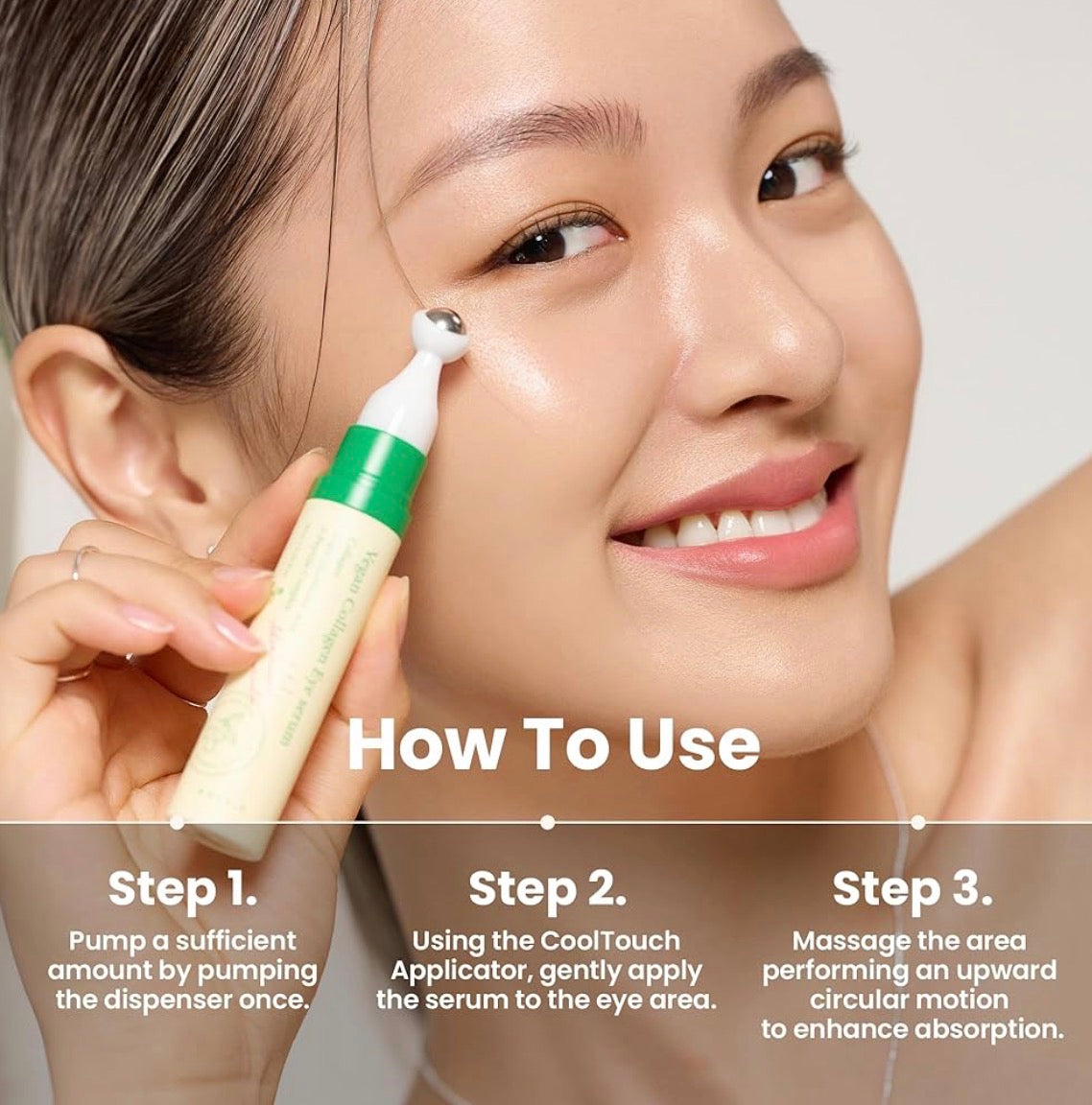 AXIS-Y K Beauty - Suero de colágeno vegano para ojos