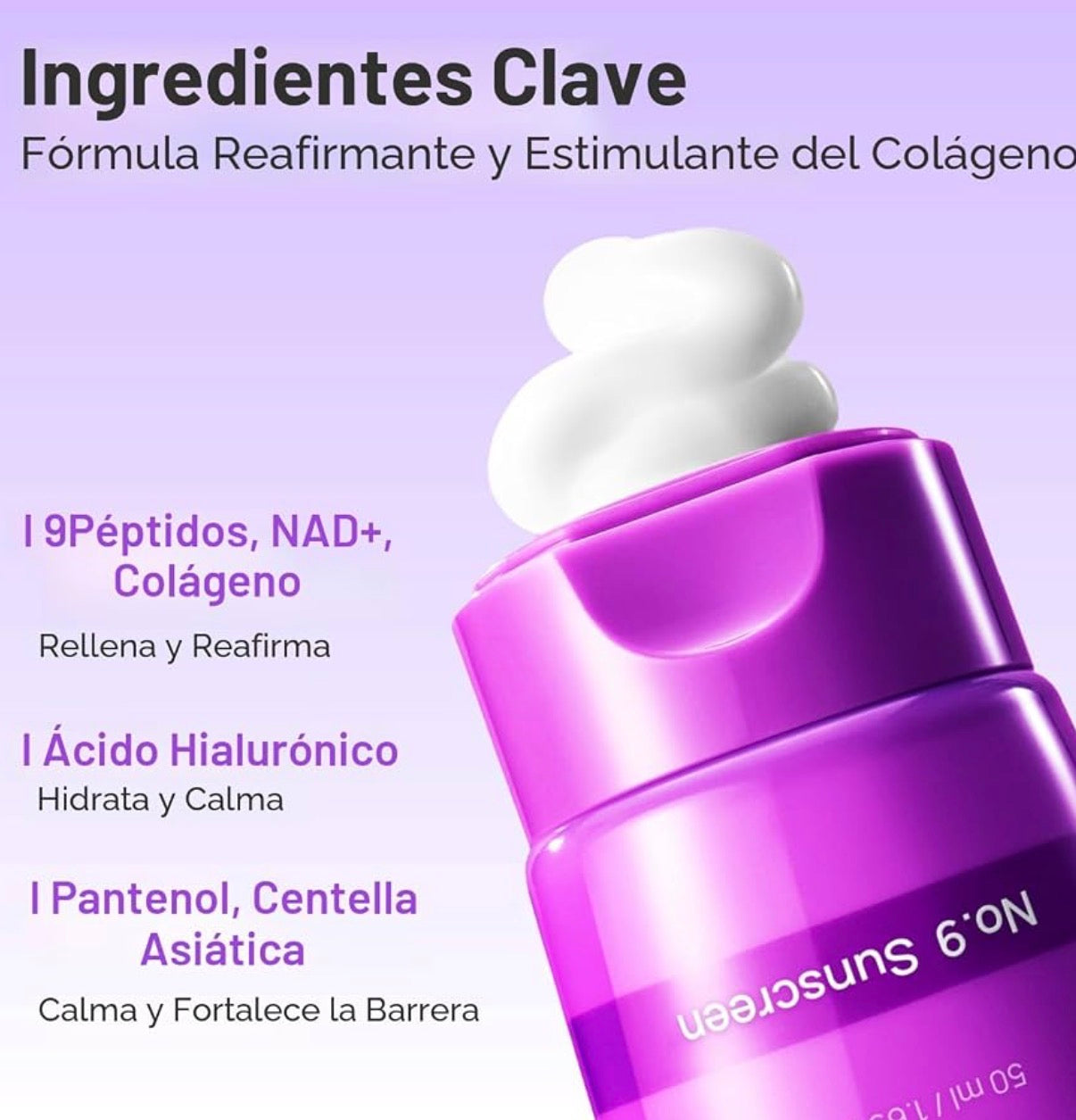 Numbuzin 9+ NAD+ Peptides Dewy Sun Essence (SPF 50+ PA++++)