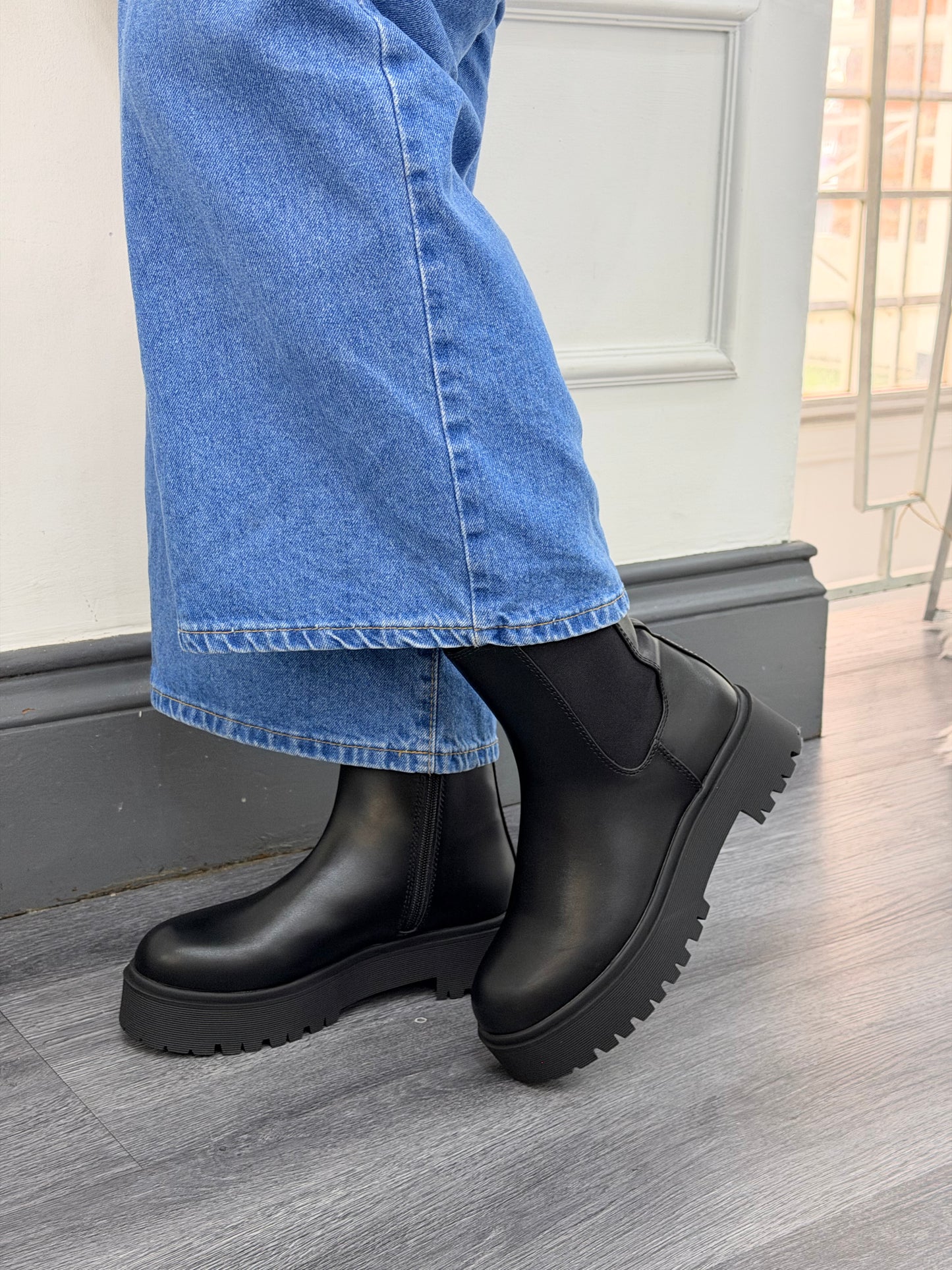 Botas combat negras