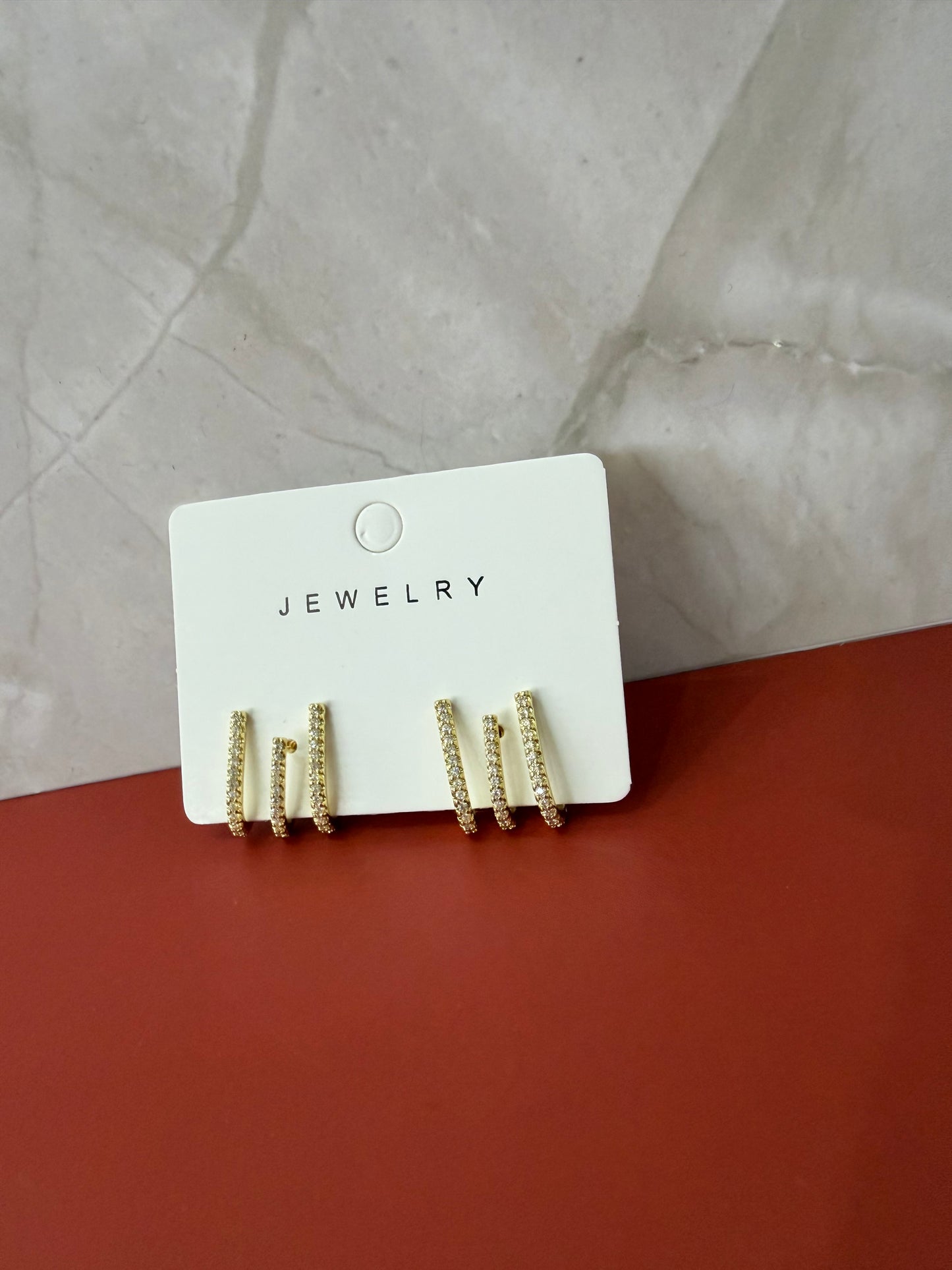 Pendientes lujo variados