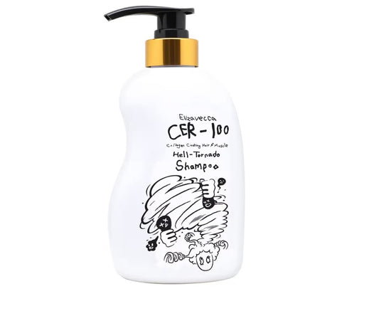 Elizavecca CER-100 Recubrimiento de colágeno para cabello A+ Muscle Hell-Tornado Shampoo