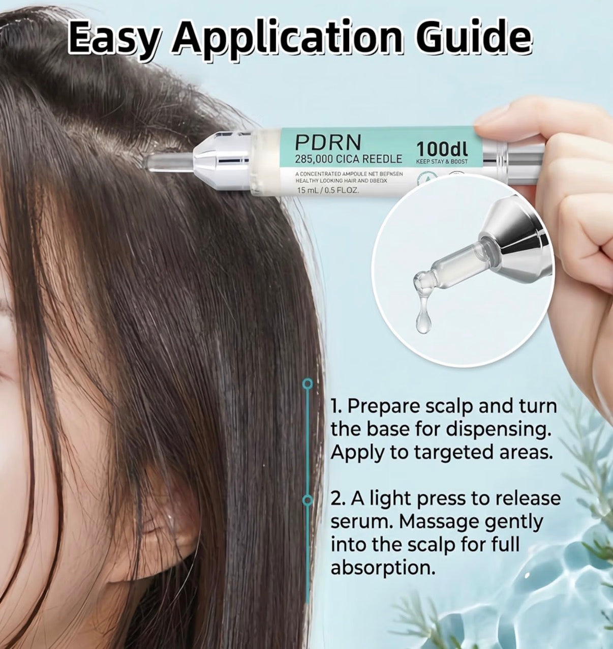 VT Cosmetics PDRN Reedle Shot™ Hair Ampoule 100dL
