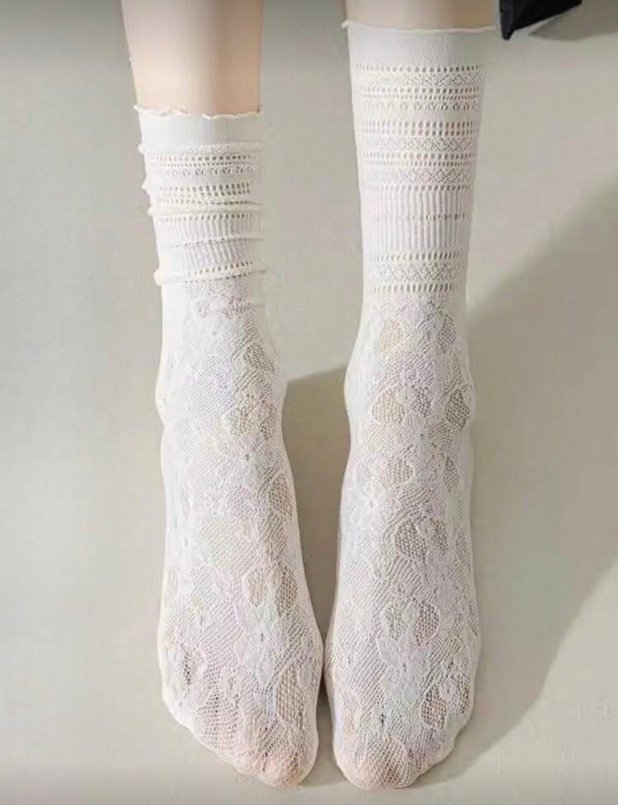 Medias encaje
