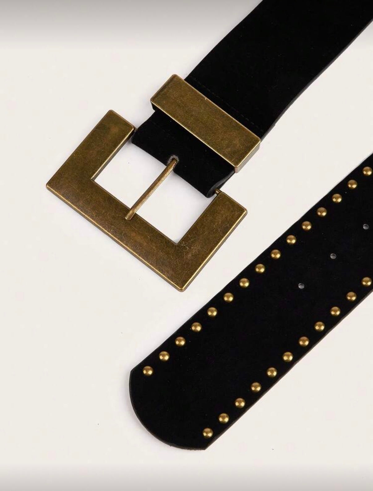 Cinturón occidental gamuzado