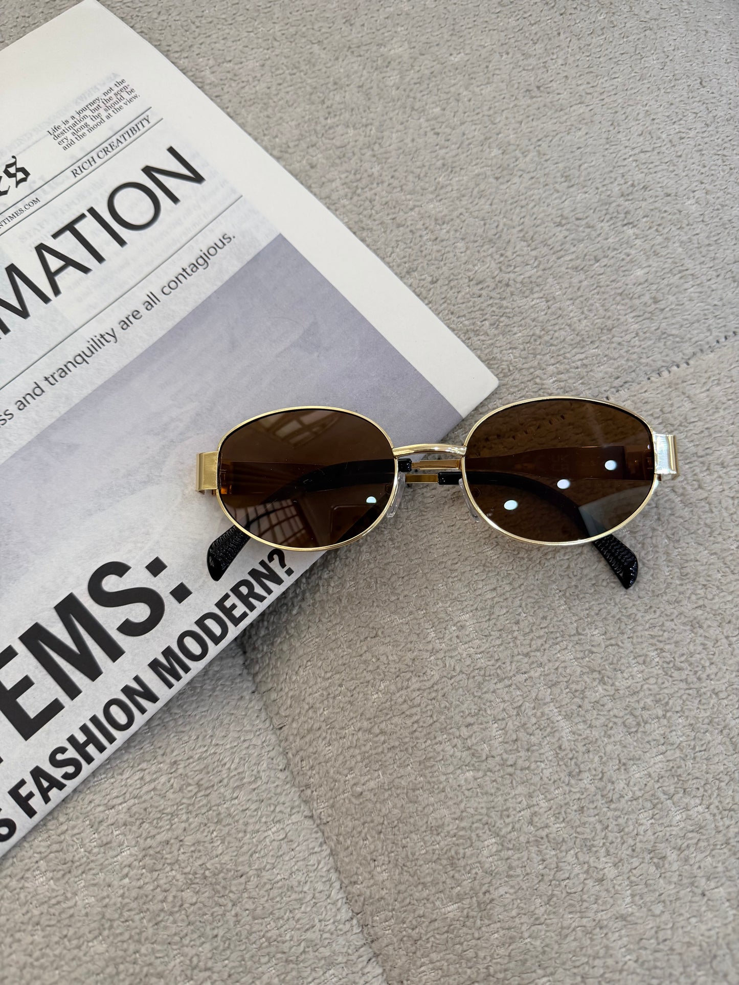 Lentes ovalados vintage