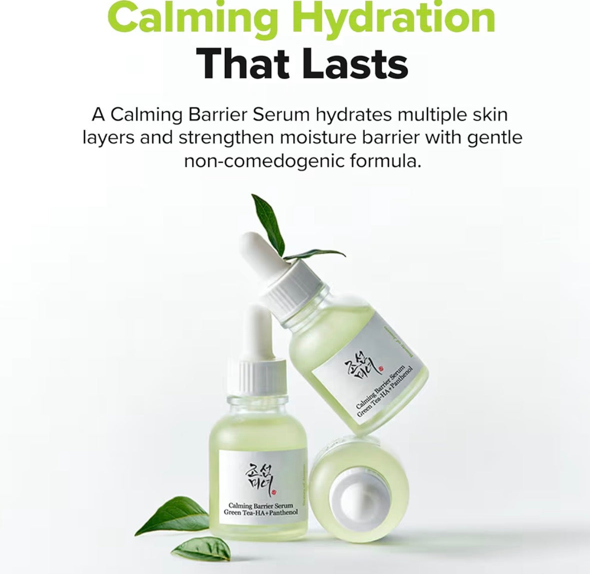 Beauty of Joseon Sérum de barrera calmante Green Tea