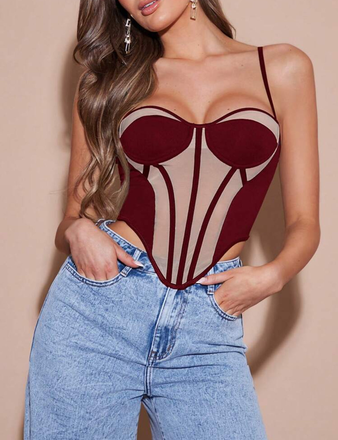 Corset asimétrico