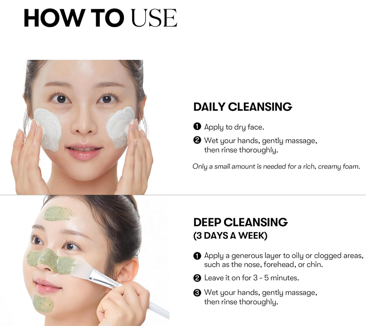 VT COSMETICS CICA - Limpiador facial 2 en 1, mascarilla de arcilla