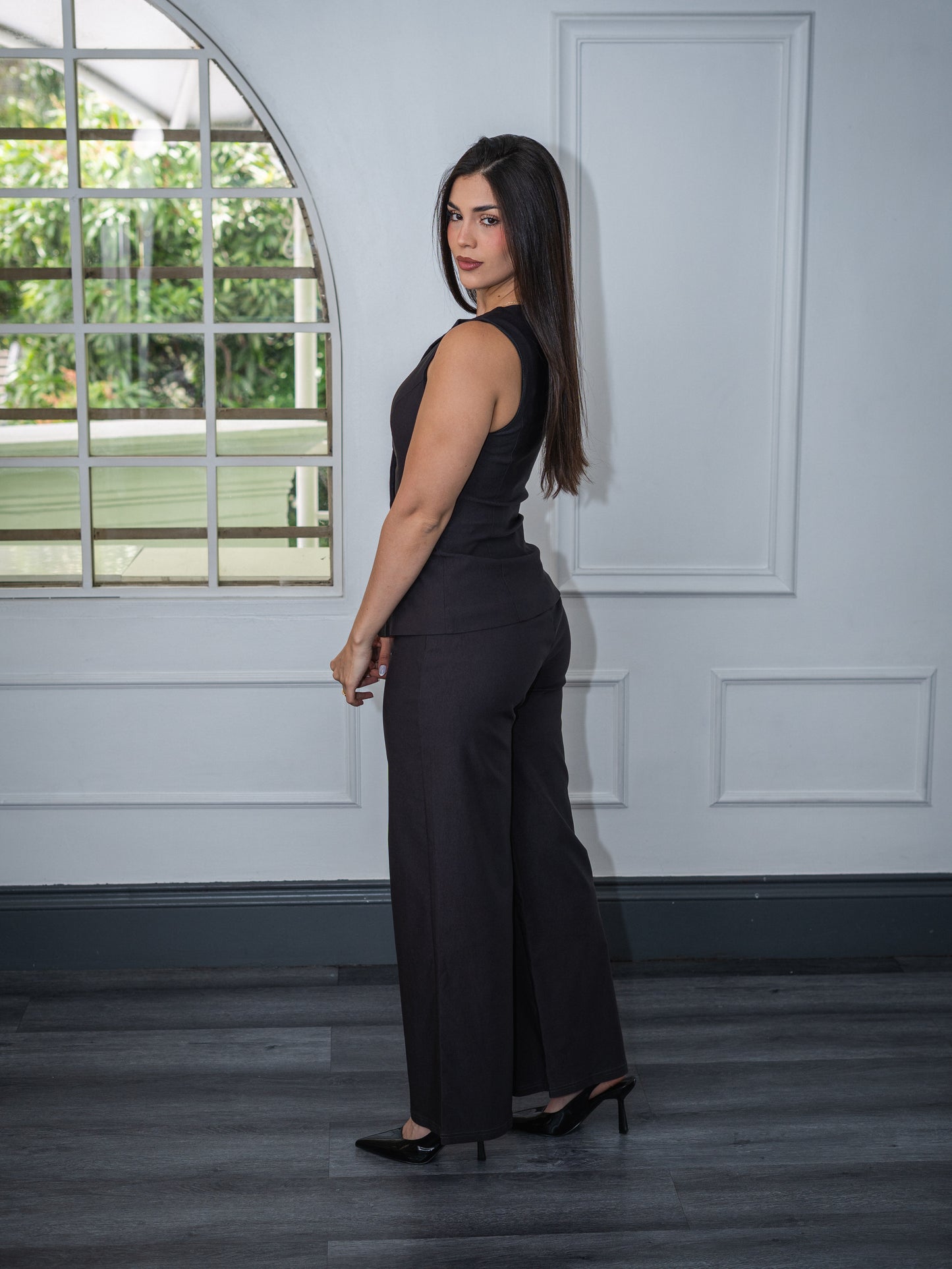 Conjunto casual botones