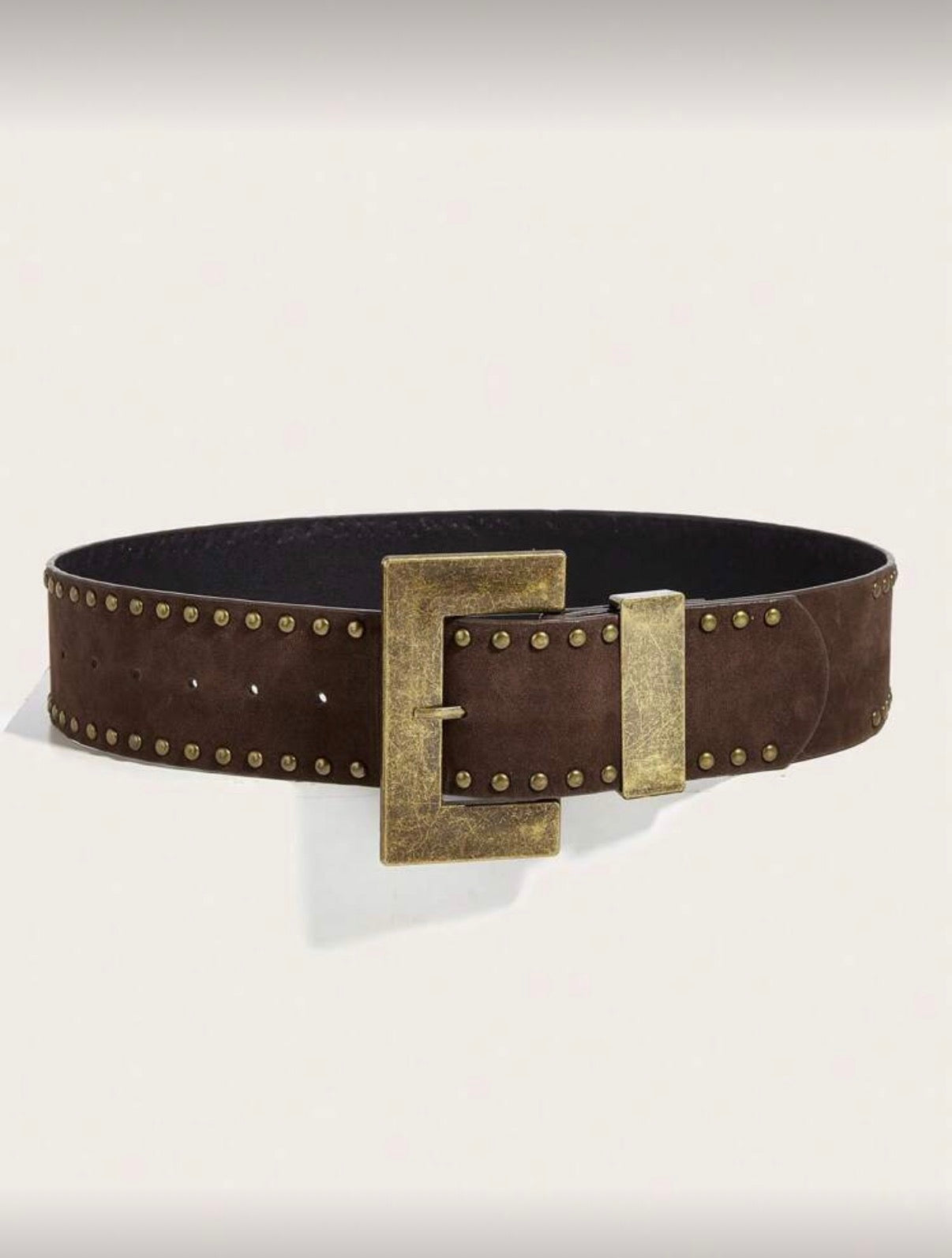 Cinturón occidental gamuzado