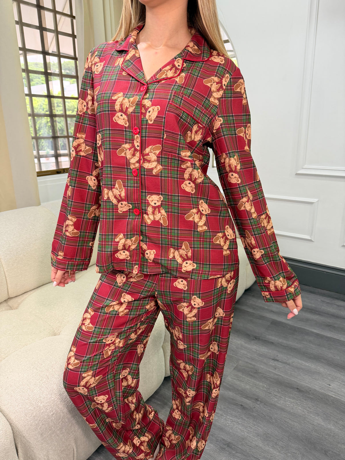 Pijama navideña ositos