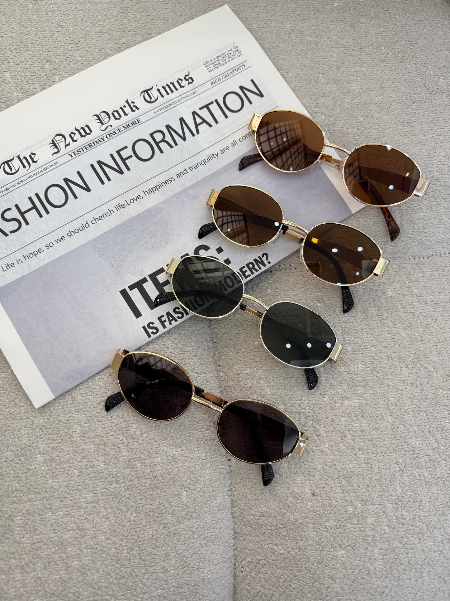 Lentes ovalados vintage