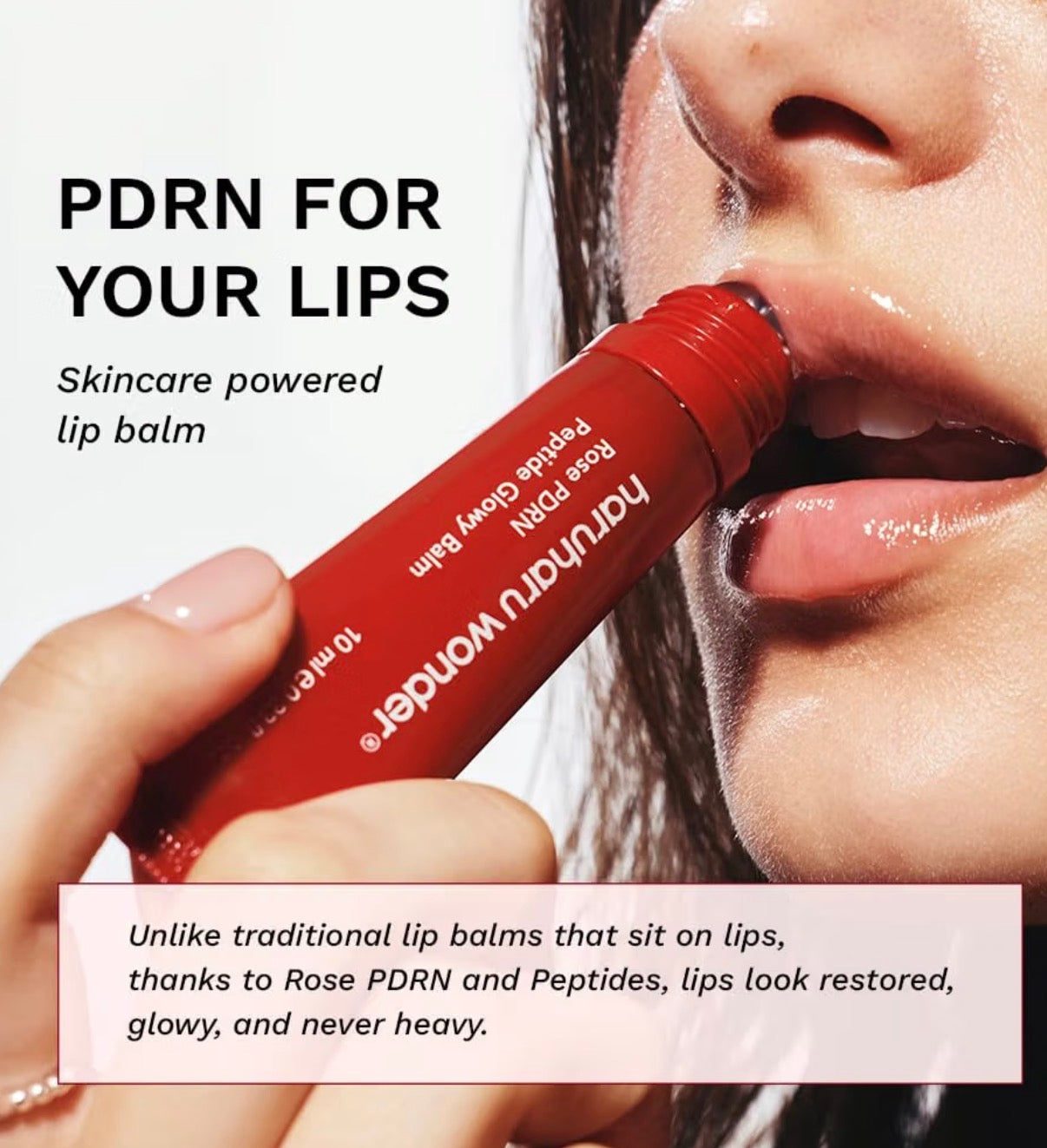 Haruharu Wonder Rose PDRN Peptide Glowy Balm