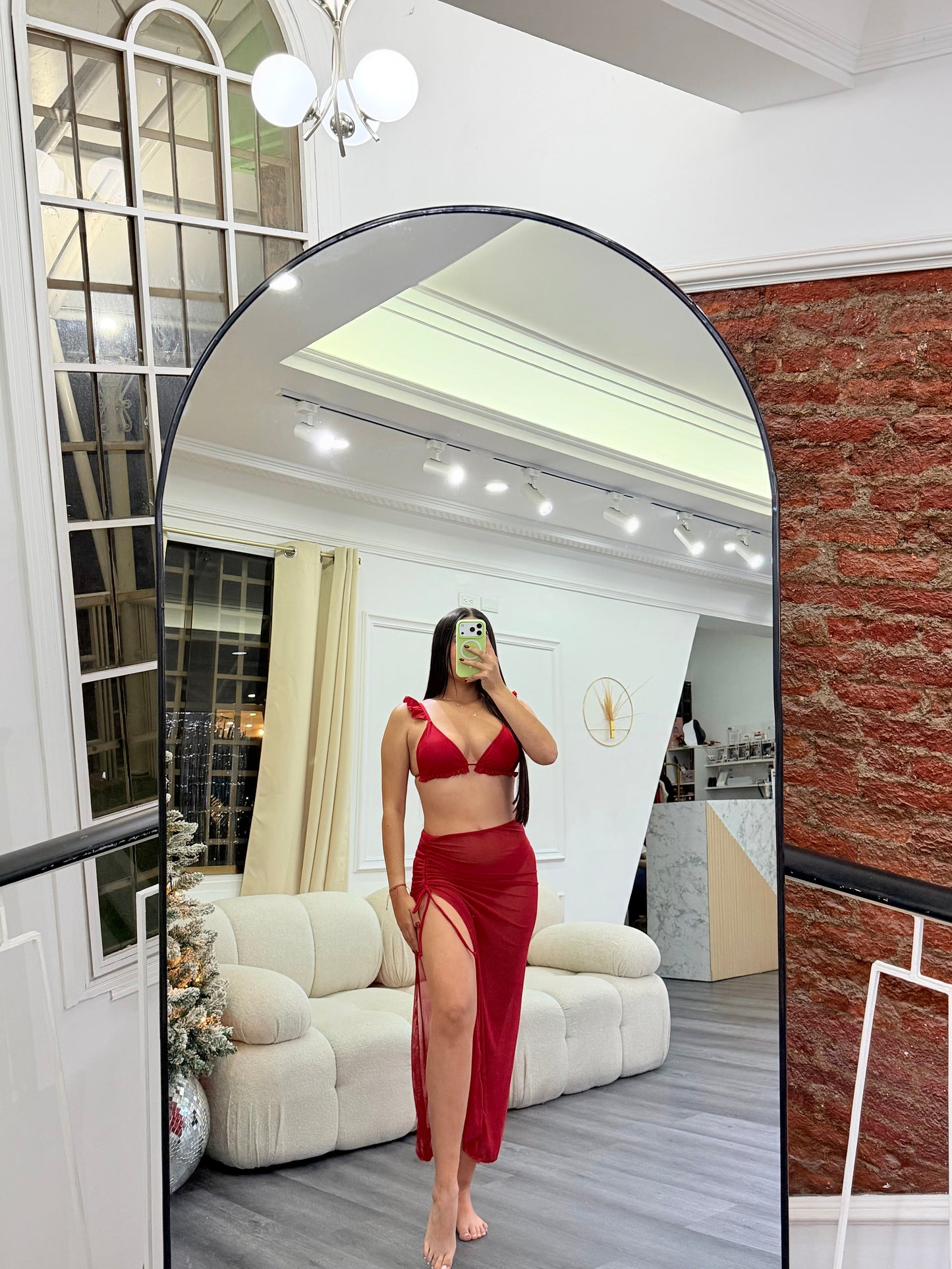Bikini con volante