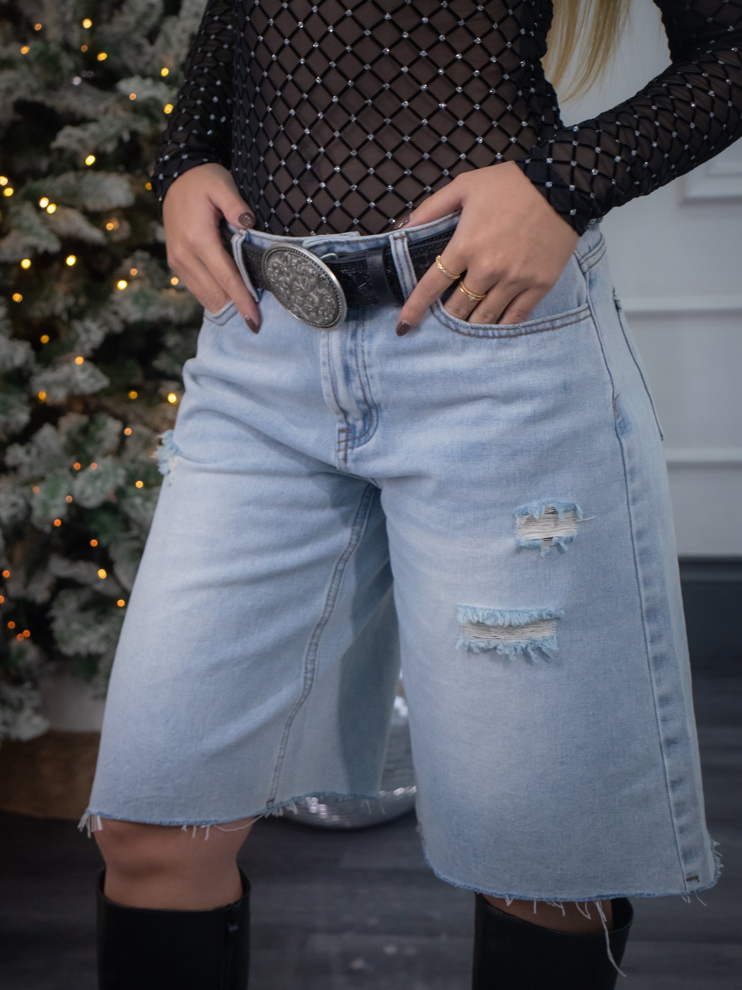 Bermuda destroyed Denim