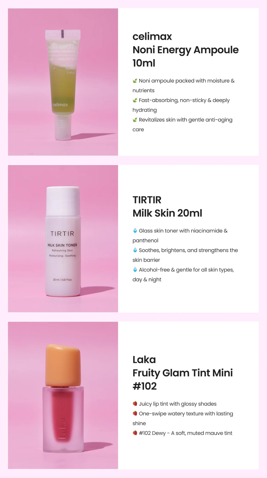 Maleta pequeña de skincare