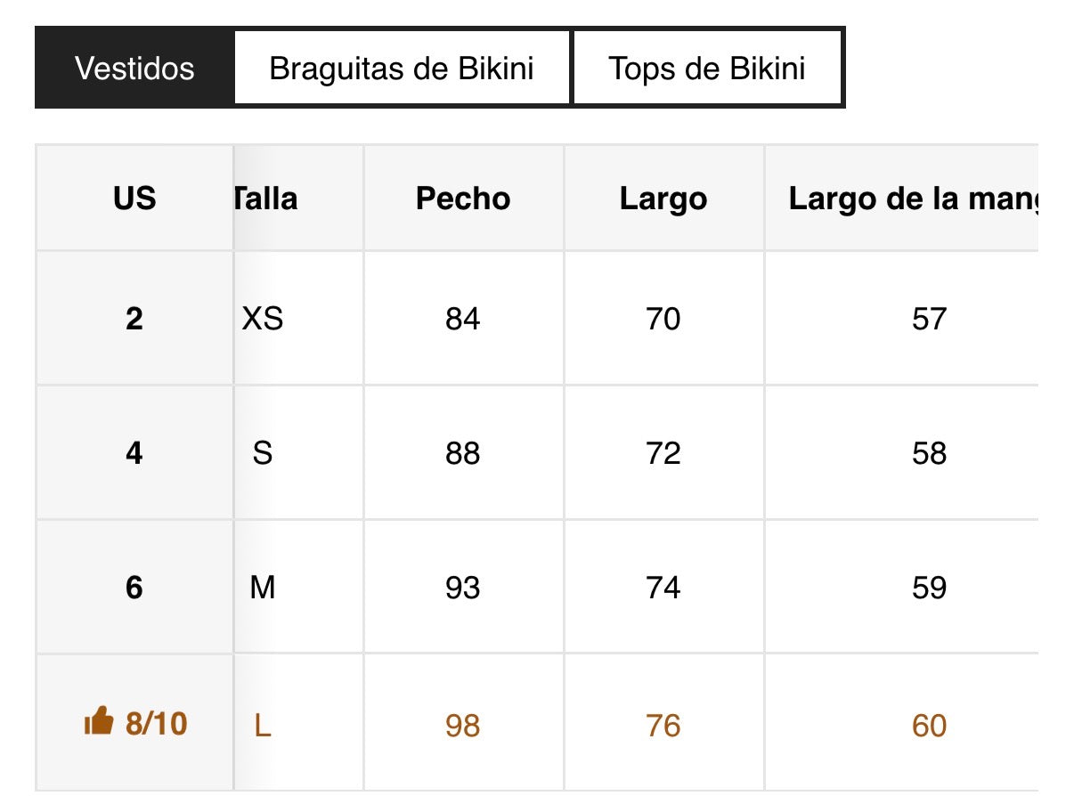 Bikini café con vestido