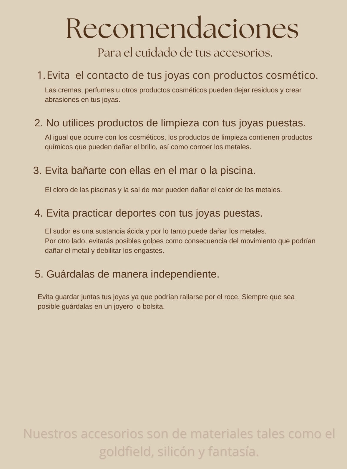 Juego de collar y zarcillos